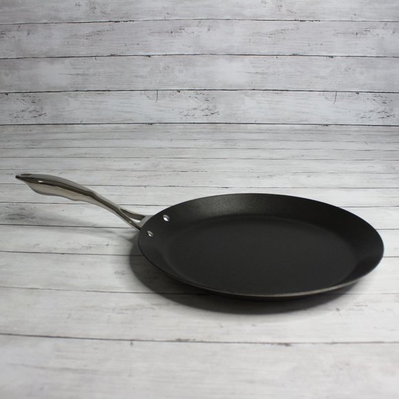 Tupperware Chef Series Non Stick 12" Grill Pan Stainless Steel Griddle - Picture 1 of 6